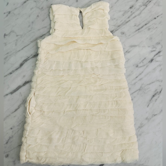 Crewcuts Cotton Dress with 100% Silk Ruffles - Picture 2 of 7